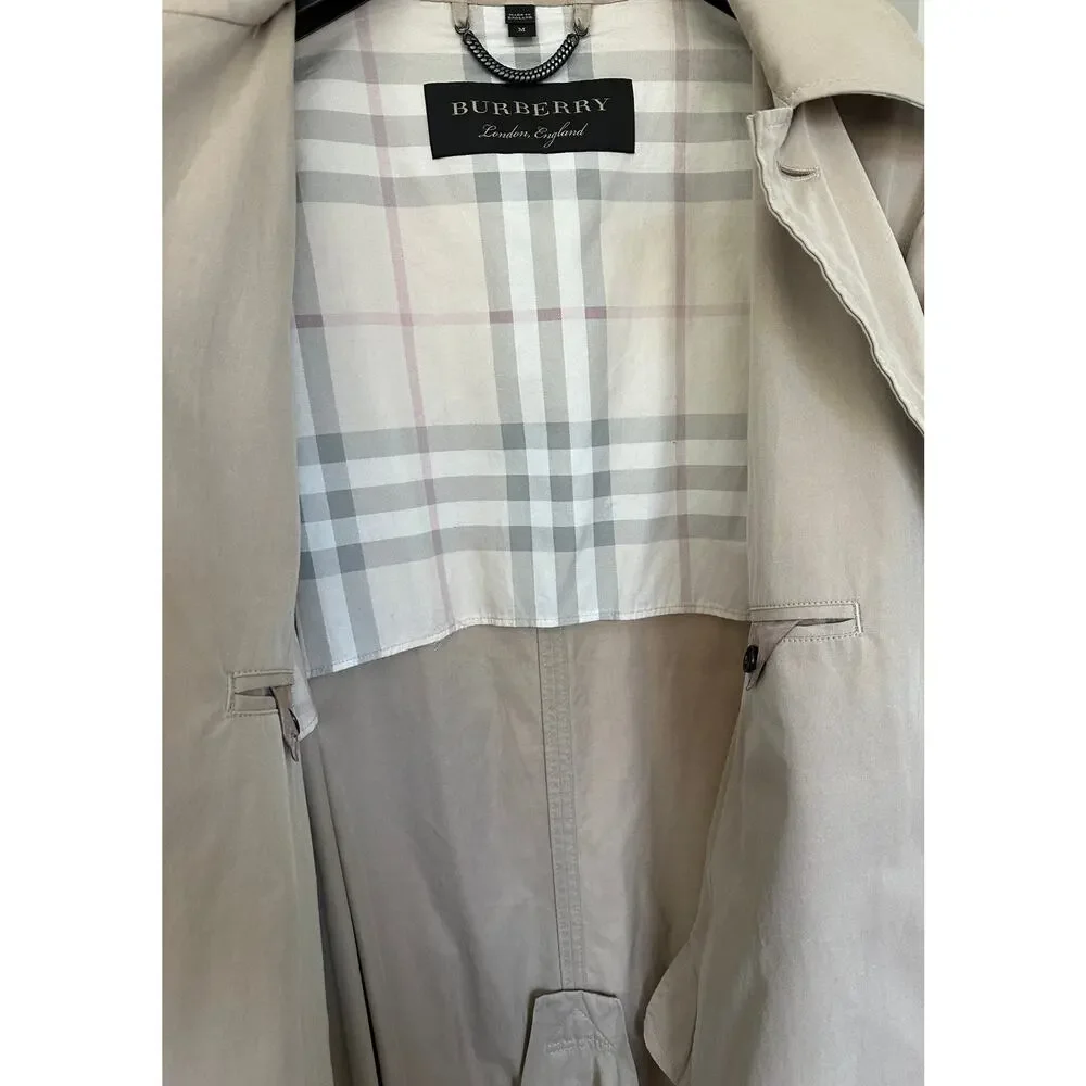 Burberry Mens Balmacaan Car Coat (Made in England; Size M)